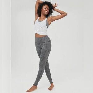 Aerie Grey Pocket Leggings